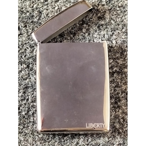 349 - Silver Plate 'Liberty' Card Case.