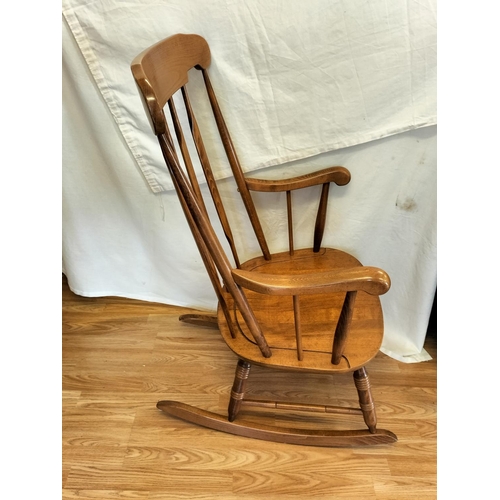 368 - Kli Logatec Wooden Rocking Chair. Collection Only.