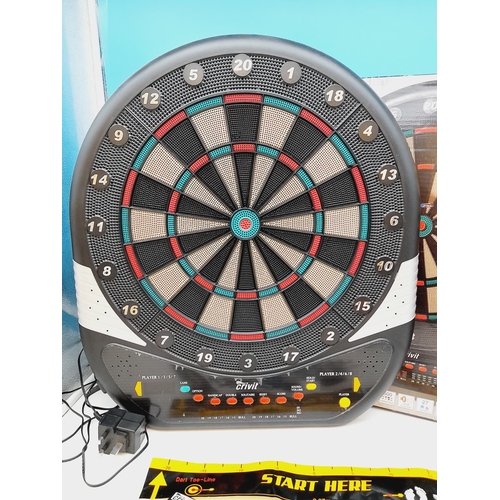 435 - Boxed Crivit Electronic Dartboard W/O.