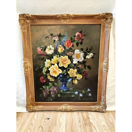 474 - Framed Still Life Oil on Board (2). Both Signed to Base John T Sayer. Largest 70cm x 80cm. Collectio... 