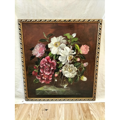 474 - Framed Still Life Oil on Board (2). Both Signed to Base John T Sayer. Largest 70cm x 80cm. Collectio... 