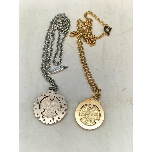 506 - Collection of Coin Related Pendants, Necklaces and Cufflinks.