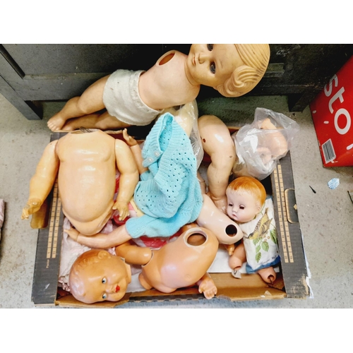 545 - Collection of Dolls and Doll Parts for Restoration.