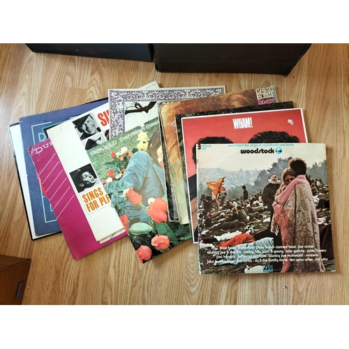 588 - Collection of Approx 100 Vinyl LPs to include Woodstock 3 x LP Set, David Bowie Hunky Dory and Space... 