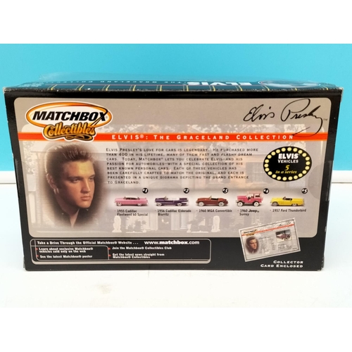 604 - Boxed Matchbox Collectors Cars (2) 'Elvis The Graceland Collection 1956 Cadillac Eldorado and 1960 M... 