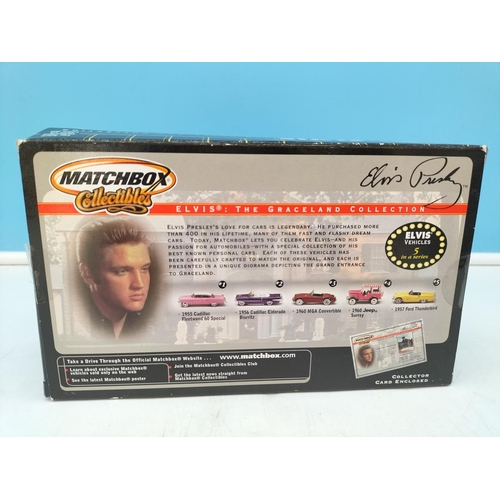 604 - Boxed Matchbox Collectors Cars (2) 'Elvis The Graceland Collection 1956 Cadillac Eldorado and 1960 M... 