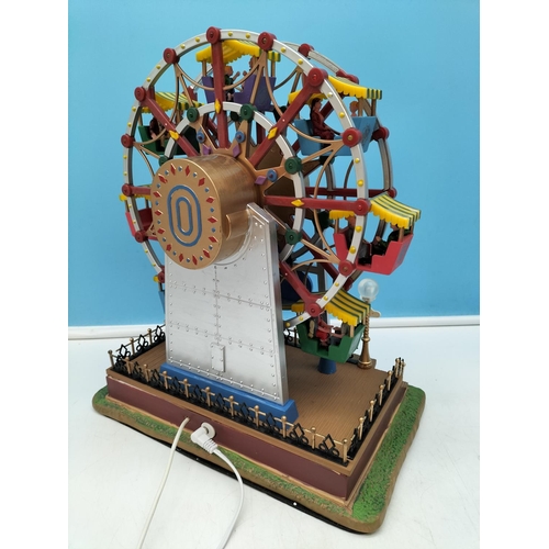 613 - Boxed Lemax 'the Starburst' Ferris Wheel with Power Lead. W/O.