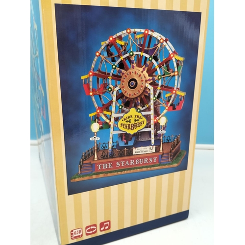 613 - Boxed Lemax 'the Starburst' Ferris Wheel with Power Lead. W/O.