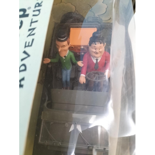 620 - Boxed Gate 1:18 Scale 'Laurel & Hardy Adventures' Die Cast Metal Jeep with Plastic Parts