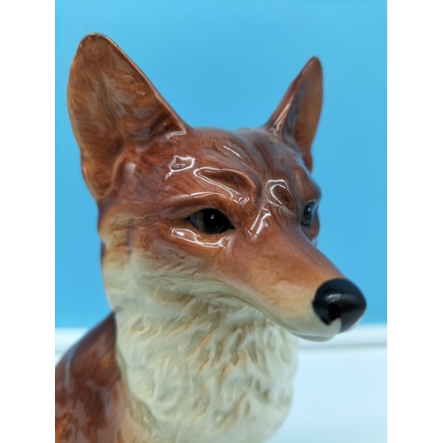 636 - Coopercraft Figure of a Fox. 16.5cm Tall.