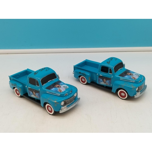 650 - 2 x Boxed Hamilton 'Runaway with Elvis' Trucks. No 1998 and 1976 with Certificates of Authenticity.