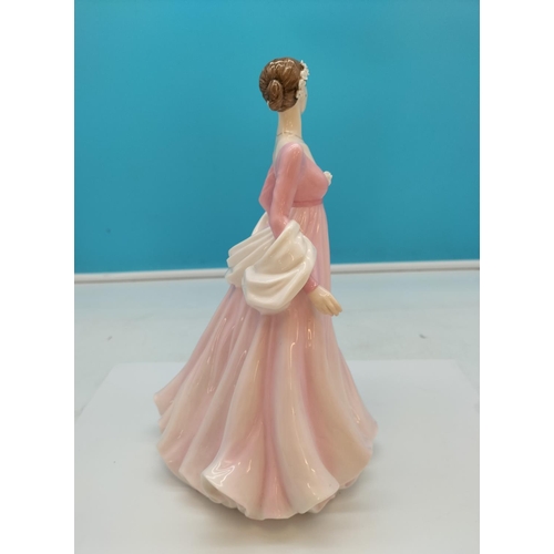 80 - Sample Coalport 24cm Lady Figure 'Perfect Moment'. Unmarked to Base.