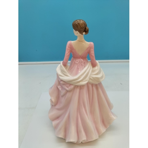 80 - Sample Coalport 24cm Lady Figure 'Perfect Moment'. Unmarked to Base.