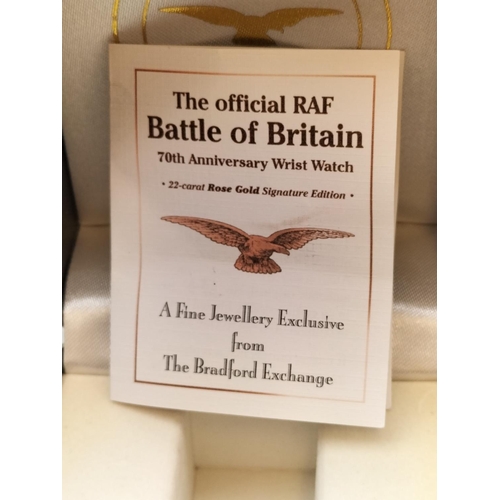 87 - New in Box Limited Edition 546/4,999 The Official RAF Battle of Britain 70th Anniversary Watch in 22... 