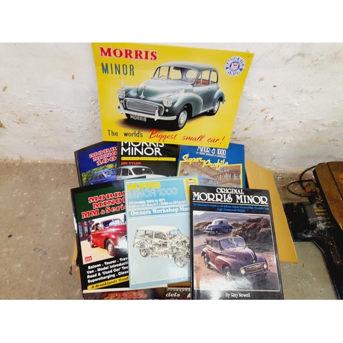 94 - Collection of Ephemera relating to Morris Minor to include Magazines, Videos, Manuals, etc.