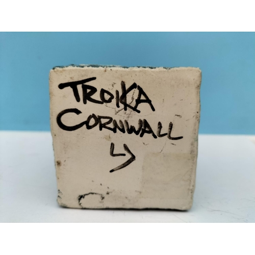 1 - Troika 15cm Spice Jar by Louise Jinks Newlyn 1976-1981