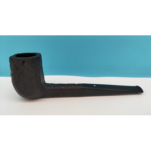 101 - New and Unused Dunhill Shell Briar White Spot Smoking Pipe 4S. 14.5cm Long.