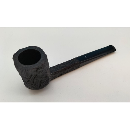 101 - New and Unused Dunhill Shell Briar White Spot Smoking Pipe 4S. 14.5cm Long.