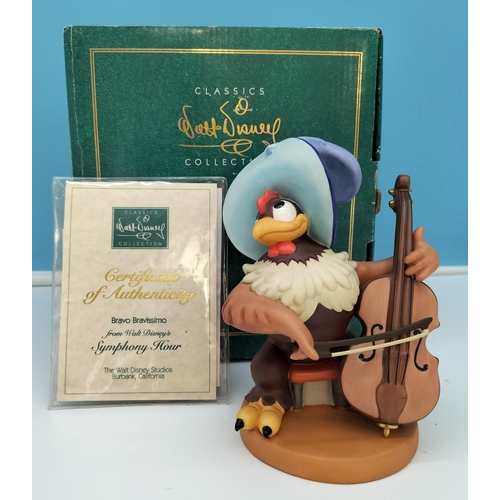 109 - Boxed with Certificate Walt Disney Classics Collection Symphony Hour 'Bravo Bravissimo' Figure