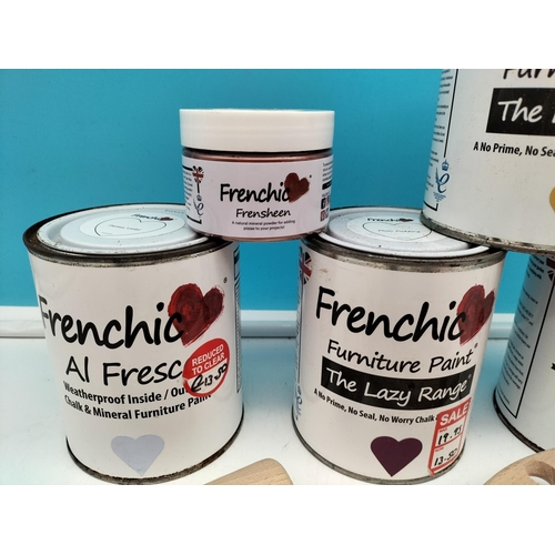 112 - Quantity of Frenchic Furniture Paint to include 750ml Parma Violet (2), Plumb Pudding (1) and Hot as... 