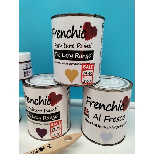 112 - Quantity of Frenchic Furniture Paint to include 750ml Parma Violet (2), Plumb Pudding (1) and Hot as... 