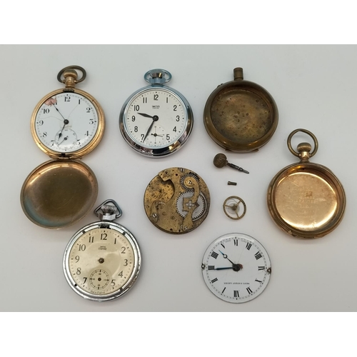 125 - Mixed Pocket Watches for Spares/Repairs.