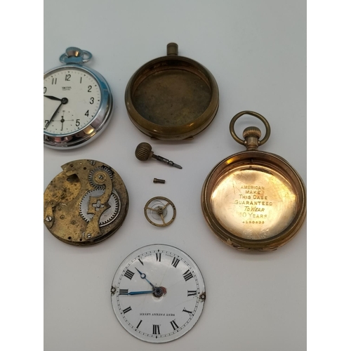 125 - Mixed Pocket Watches for Spares/Repairs.