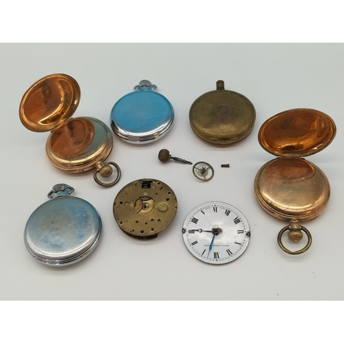 125 - Mixed Pocket Watches for Spares/Repairs.