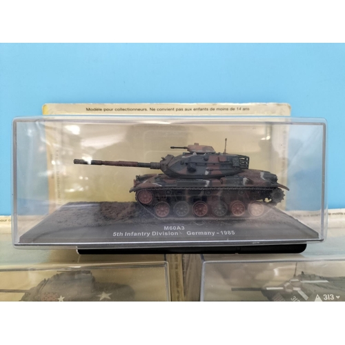 135 - DeAgostini Die-Cast Precision Model Collection 'Combat Tanks' (5). Unopened.