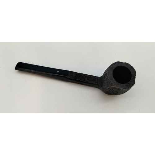 169 - New and Unused Dunhill Shell Briar White Spot Smoking Pipe 4S. 14.5cm Long.