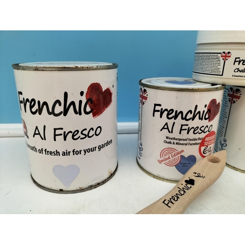 182 - Quantity of Frenchic Furniture Paint to include 750ml Parma Violet (2), 500ml Forget Me Never and Pe... 