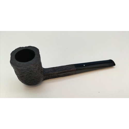 209 - New and Unused CEK Dunhill White Spot Shell Briar 4 S Smoking Pipe. 14cm Long.