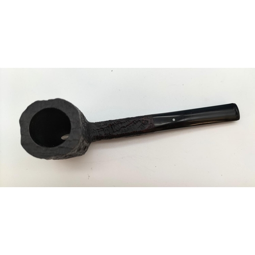 209 - New and Unused CEK Dunhill White Spot Shell Briar 4 S Smoking Pipe. 14cm Long.