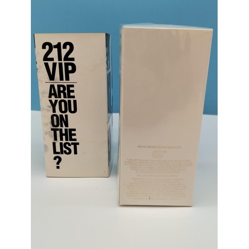 21 - Sealed Carolina Herrera New York 212 VIP (Slight Tear to Outer Sleeve).