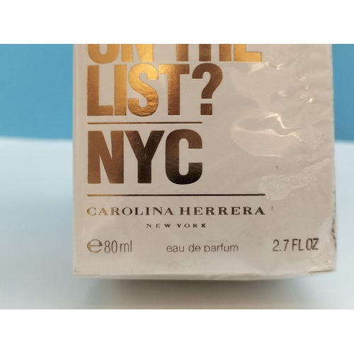 21 - Sealed Carolina Herrera New York 212 VIP (Slight Tear to Outer Sleeve).