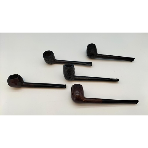 22 - New and Unused Smoking Pipes (5) to include Real Briar, Knobby Bruyere, White Lion, Sirdar. 14cm and... 