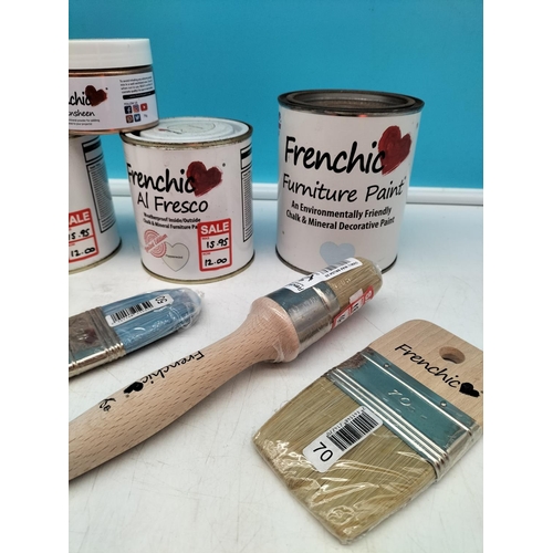 234 - Quantity of Frenchic Furniture Paint to include 750ml Heavenly Blue (2), 500ml Peppermint and Pickle... 