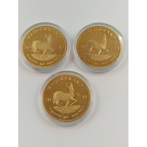 252 - Replica Krugerrand Coins (6).