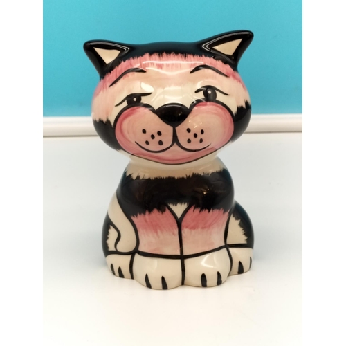 279 - Lorna Bailey Cat Figure 'Mac'. 13cm High.