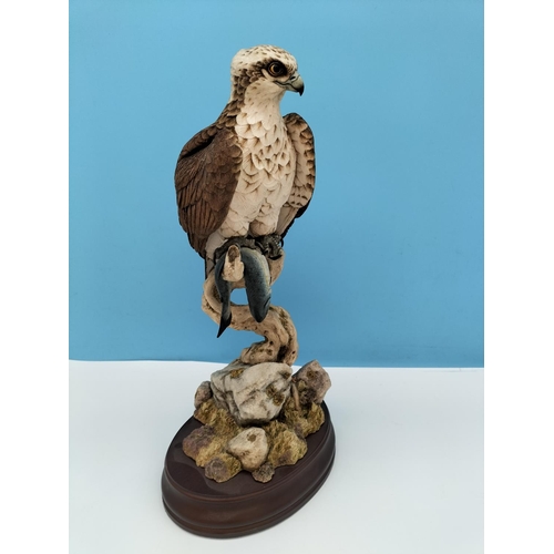 4 - Sherratt & Simpson 39cm Figure of a Bird of Prey - Osprey with Fish.