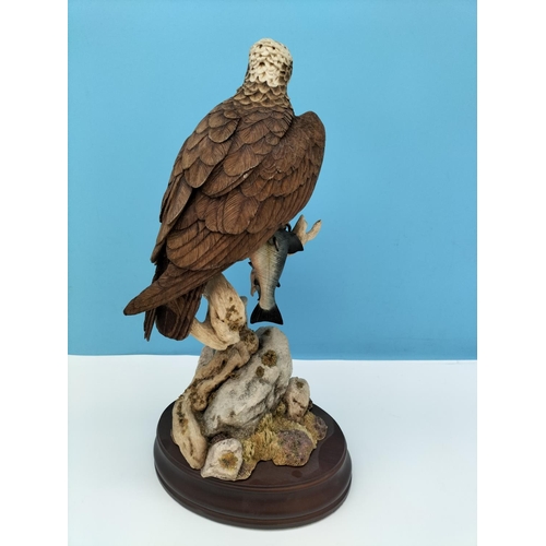 4 - Sherratt & Simpson 39cm Figure of a Bird of Prey - Osprey with Fish.