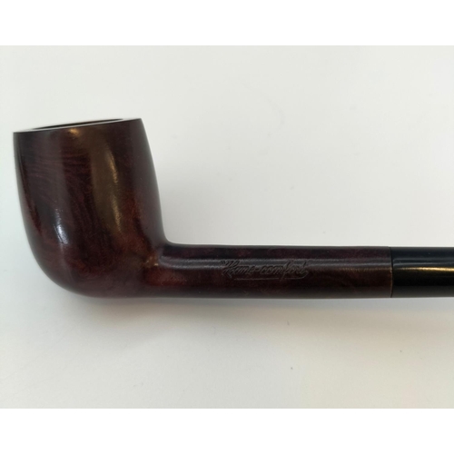 51 - New and Unused French Smoking Pipes (5) to include Alwon, Home Comfort, Steel's Real Briar. 11cm to ... 