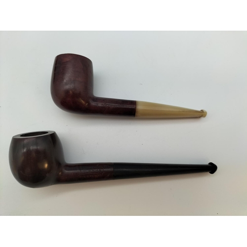 51 - New and Unused French Smoking Pipes (5) to include Alwon, Home Comfort, Steel's Real Briar. 11cm to ... 