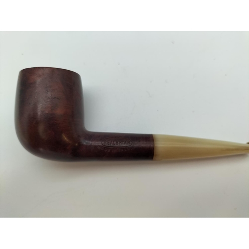 51 - New and Unused French Smoking Pipes (5) to include Alwon, Home Comfort, Steel's Real Briar. 11cm to ... 