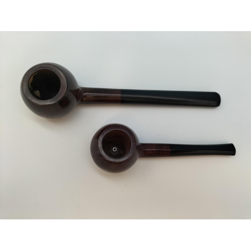 51 - New and Unused French Smoking Pipes (5) to include Alwon, Home Comfort, Steel's Real Briar. 11cm to ... 