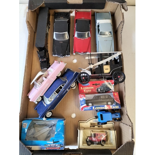 646 - Box of Mixed Die-Cast Vehicles to include 'Elvis' Examples, etc.