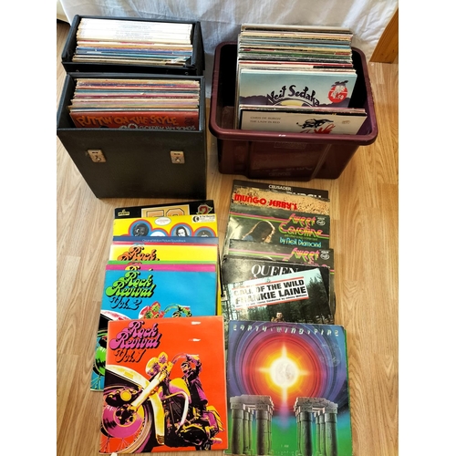 650 - 3 Boxes of Vinyl LPs, Various Artists.