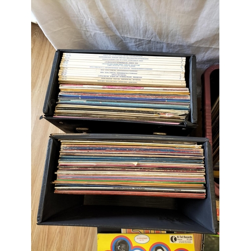 650 - 3 Boxes of Vinyl LPs, Various Artists.