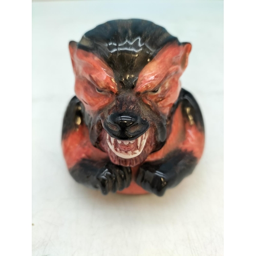 70 - Kevin Francis Face Pots (8) to include The Devil (Flambe), Cowboy, Werewolf, Cleopatra, Helen of Tro... 