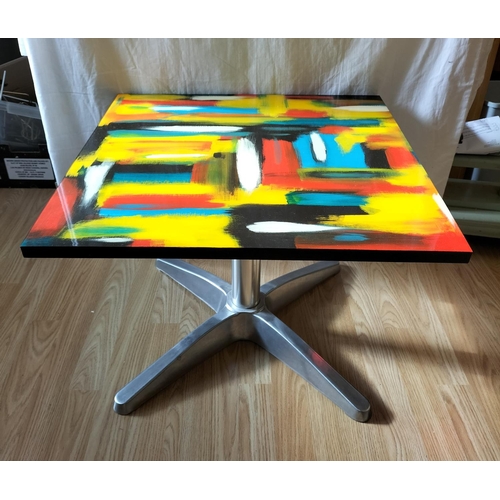 16 - Italian Style Contemporary Coffee Table. 42cm High, 58cm x 58cm. Collection Only.